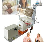 DEEguess Avvolgitore di Filato Motorizzato, Set di Filati per Tamburo per Maglieria Motorizzato, velocità Regolabile, capacità Massima 500 G, per Filato Metallico, Filato di Lana, Nylon