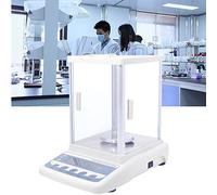 DEEguess Bilancia da Laboratorio Ad Alta Precisione, 0,01 G / 0,001 G - Bilancia per Gioielli, con Parabrezza, per Analisi di Laboratorio, Pesatura di Medicinali, Gioielleria,1kg/0.01g