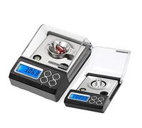 DEEguess Bilancia per Gioielli, 0,001 G/Mini Bilancia Portatile, 50/30/20 G - Bilancia per Gioielli, per Analisi di Laboratorio, Pesatura di Medicinali, Gioielleria, Cucina,20g/0.001g
