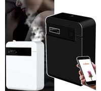 DEEguess Diffusore di Aromi Elettrico A Parete, Controllo Intelligente WiFi (App Mobile), Area di Diffusione: 300-500 Metri Cubi, per Case Centri Commerciali Ufficio,A