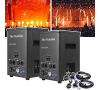 DEEguess Lanciafiamme da Palcoscenico, Jet Flame Machine, Flame Jet 3 m (10ft) + D MX 512 Control + Dump (Automatic Stop), con Canale Sicuro, Crea Un'Atmosfera Infuocata,2pcs