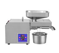 DEEguess Pressa per Olio Calda E Fredda, Estrattore Automatico di Olio di Semi di Lino per Uso Domestico, Pressa per Olio di Arachidi, Conservazione della Nutrizione