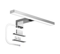 DEELUX Lampada da specchio a LED con interruttore, 30 cm, 500 lm, 5 W, 4000 K, luce bianca neutra, 230 V, lampada da bagno 230 V, lampada a specchio per bagno, IP44, impermeabile