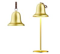 DEELUX Lampada LED Dimmerabile da tavolo,Luce calda Colore 3000K,Lampada da Tavolo Senza Fili, Batteria Ricaricabile Lampada da tavolo,Lampada in metallo,Per interni/esterni(oro 1Pcs)