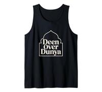 Deen Over Dunya Forte Muslimah Islam Hijab Uomini Musulmani Donna Canotta