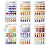 Deep Autumn Colour Palette - Acrylic | 6 Piece Seasonal Analysis Kit