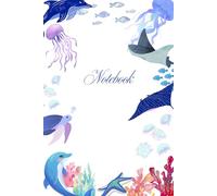Deep Blue Sea Notebook: A Colorful of Deep Blue Sea Notebook, 120 pages dotted lined, 6"x9"