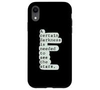 Deep Book Citazione, Un certo tipo di oscurità per vedere le stelle Custodia per iPhone XR