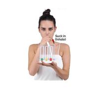 Deep Breathing Lung Exerciser with Meter Spirometer Trainer for Safe Breathing Practice
