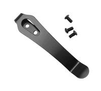 Deep Carry Pocket Clip, Heavy Duty Tool Belt Buckle, Metal Clip Replacement Part, Secure Multi Tool Attachment, for Backpacking Climbing Running Hiking Fishing Walking Picnic Use