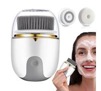 Deep Cleaning Face Spin Scrub | Waterproof Facial Cleansing Brush with USB Charging | Versatile Scrubber with 3 Brush Heads for Ultimate Cleanliness at Home or