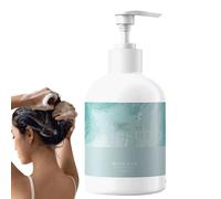 Deep Cleansing Shampoo, Nourishing Formula, Absorbs Oil, Refreshes Scalp, Strengthens Roots, Lightweight Daily, Hair Care for Men Home School Outdoor Travel, 400mL