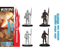 DEEP CUTS Unpainted Miniatures GUARDS by WIZKIDS