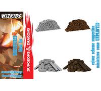 DEEP CUTS Unpainted Miniatures PILES OF WOOD by WIZKIDS