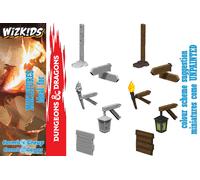 DEEP CUTS Unpainted Miniatures SIGNS & LIGHTS by WIZKIDS