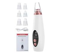 Deep Face Cleansing Machine - 3 Suction Power Extractor with 6 Probes | Skin Blemish Sucker Tools for All Skin Types Forehead Nose Home Travel Business Trip Salon Spa