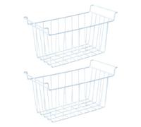 Deep Freezer Organizer Bins, Bottom Freezer Storage Containers, Stackable Food Sorter Design, Strong Nobpaplastic Efficient Organization for Meat, Pantry, Kitchen, Apartment, Ristorante Home Use