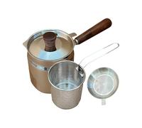 Deep Fryer Pot - Deep Fryer Basket, Deeps Fryers Pots With Basket And Strainer | Kitchen Utensils For Kitchen Home Camping Stove Grill Cooking Bacon Turkey French Fries Fish Corn Chips