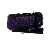 Deep Gaming DG-KTRAA-10 tastiera Mouse incluso USB QWERTY Spagnolo Nero