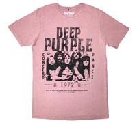 Deep Purple 1972 Concert ufficiale Uomo maglietta unisex