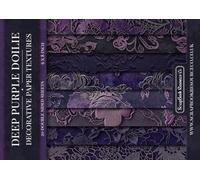 Deep Purple Doilie: Decorative Paper Textures