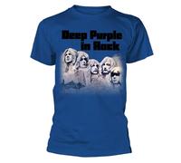 Deep Purple in Rock Band Logo T Shirt M Blue