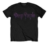 Deep Purple T-shirt Vintage Logo Taglia L Nero Unisex – Rock Off Trade