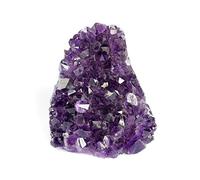 Deep Purple Project Amethyst-Clusters - Geode di cristallo al quarzo da 0,5 kg a 0,9 kg Plus: confezione regalo premium, pietra curativa spirituale, 350 gr to 500 gr