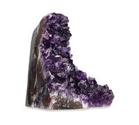 Deep Purple Project Grande geode di cristallo ametista di grado A dall'Uruguay, da 0,7 kg a 1 kg, confezione regalo di alta qualità, perfetta per collezionisti