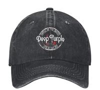 Deep Purple Rock Album Machine Heads Smoke Song On The Water Washed Baseball cap Cappelli Summer Skate Baseball Caps Cotone, per Tutte Le Stagioni