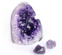 Deep Purple Super Drusa Pietra Ametista 250 gr a 500 gr Geode di Quarzo piramide cristallo grande