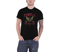 Deep Purple T Shirt Highway Star 1972 Band Logo Nuovo Ufficiale Uomo Size XL