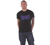 Deep Purple T Shirt Hush Vintage Band Logo Nuovo Ufficiale Uomo Size S