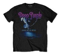Deep Purple - T-Shirt # L Black Unisex # Smoke On The Water