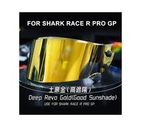 (Deep Revo Gold) Per casco da moto SHARK RACE R PRO GP con visiera integrale