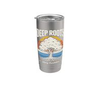 Deep Roots Strong Foundation Famiglia Bicchiere termico in acciaio inox doppia parete