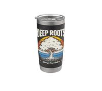Deep Roots Strong Foundation Famiglia Bicchiere termico in acciaio inox doppia parete