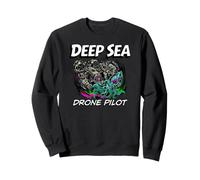 Deep Sea Drone Pilot ROV Submarine Squid Felpa