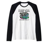 Deep Sea Drone Pilot ROV Submarine Squid Maglia con Maniche Raglan