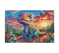 Deep Sea Fantasy Dinosaur Puzzle 1000 Pezzi Per Regalo Di Natale Cartone Rigido Per Adulti Deep Coral Radiance Incastro Perfetto Con Confezione Regalo Qualità Premium Con Poster Incluso 1000 PCS