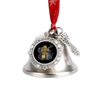 Deep Sea Hard Hat Diver Natale Jingle Bells Albero Appeso Ornamento Campana di Natale Ciondolo Festa Festival Decor Wing Bell