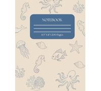 Deep Sea Wonders: Ocean Life Themed Composition Notebook I 8.5x11 I 200 Pages