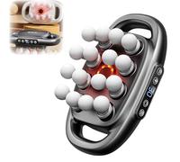 Deep Tissue Massager, 16-Drive 8-Head Massage Set with 30 Adjustable Levels & 3 Modes, Full Body Electric Muscle Massager for Legs, Back, Arms, Waist, Buttocks (grey,16-head-grey)