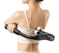 Deep Tissue Massager, Long Handle Muscle Device, Compact Low Noise Tool with Sturdy Build, Fitness with Compact Design, Gentle Arm Shoulder Neck Relief Extra, Professional Solution
