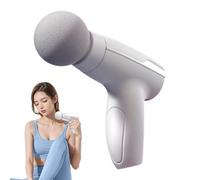 Deep Tissue Massager, Small Vibrating Body Massagers for Muscles, Handheld Massager Device, 3 Levels Travel Massage Machine, Quiet Muscle Massager, Relax for Dad Mom, Muscle Relaxation Massager