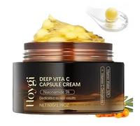 Deep Vitamina C Capsule Cream Crema anti-imperfezioni vitamina c capsule viso Siero Vitamina C crema viso illuminante - 2 pezzi 2 scatole