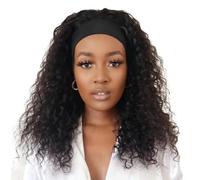 Deep Wave Curly Wig, Long Natural Lace Front Wig, Human with Breathable Mesh Cap, Realistic, Soft & Bouncy Hair Extensions, Adjustable, Comfortable Fit for Women, Perfect to Daily Wea