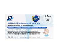 DeepBlue 5-in-1 test rapido: COVID-19, Influenza A/B, RSV, Adenovirus