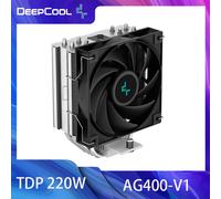 DeepCool AG400 CPU Cooler 12cm Ventola 4Pin PWM TDP 220W CPU Dissipatore di Calore Dispositivo di Raffreddamento Dell'aria Per Intel LGA1700/1200/1151/1150/1155 AMD AM5/AM4