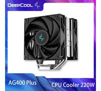 DeepCool AG400 Plus 4 Heat Pipe Doppia Ventola 220W CPU Cooler Ventola da 120mm Dispositivo di raffreddamento dell'aria per LGA1700 1200 115X AM4 CPU Radiatore di raffreddamento ad aria